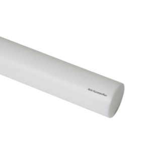 PTFE staf wit volstaven of holstaven tot Ø 160 mm op aanvraag