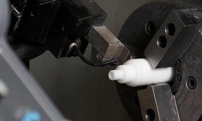 PTFE staf wit Ø 100 mm | lengte 1000 mm - Afbeelding 2